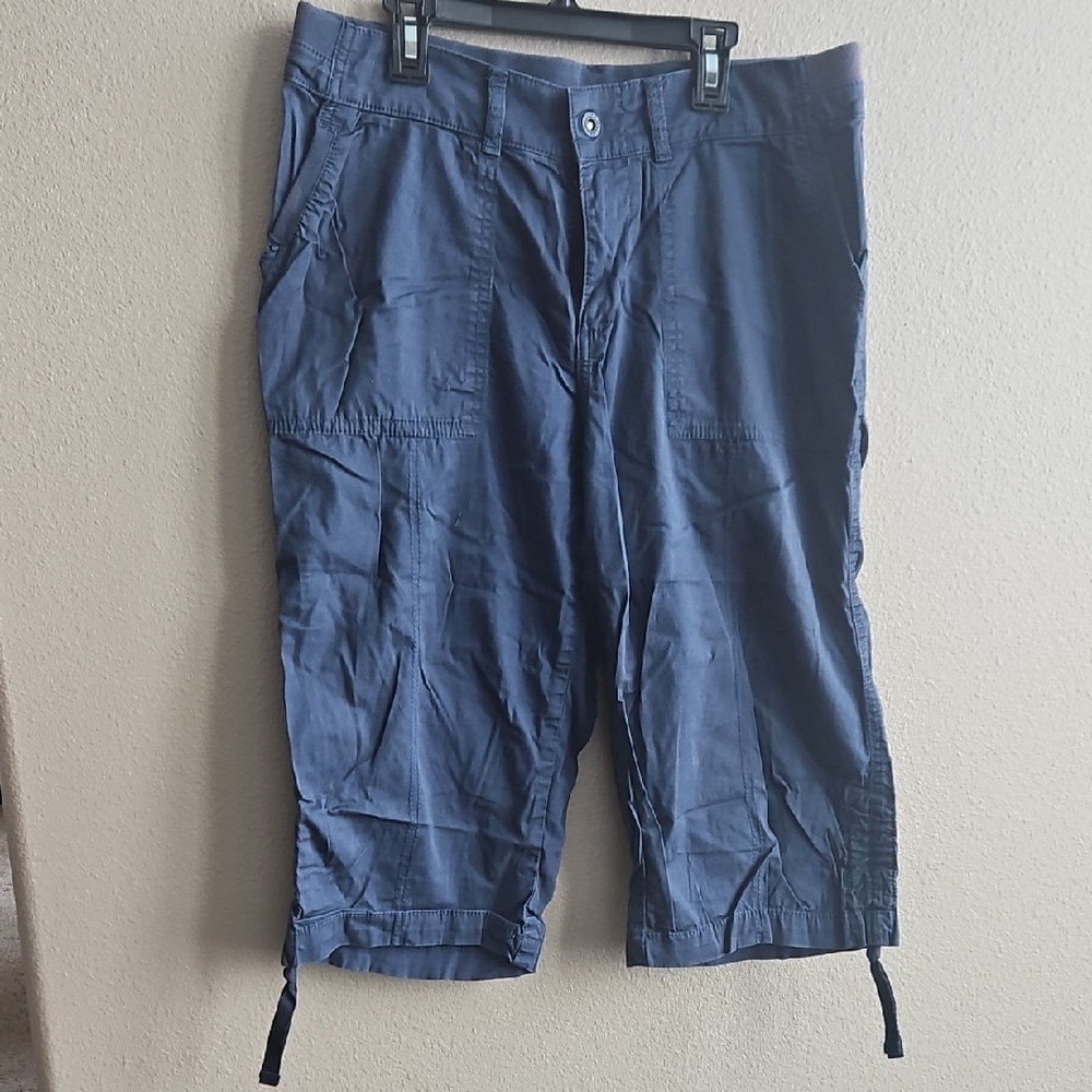 Lee Light Blue Utility Capris